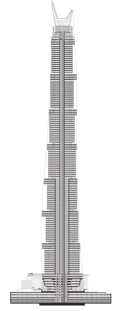 دیاگرام برج شانگهای